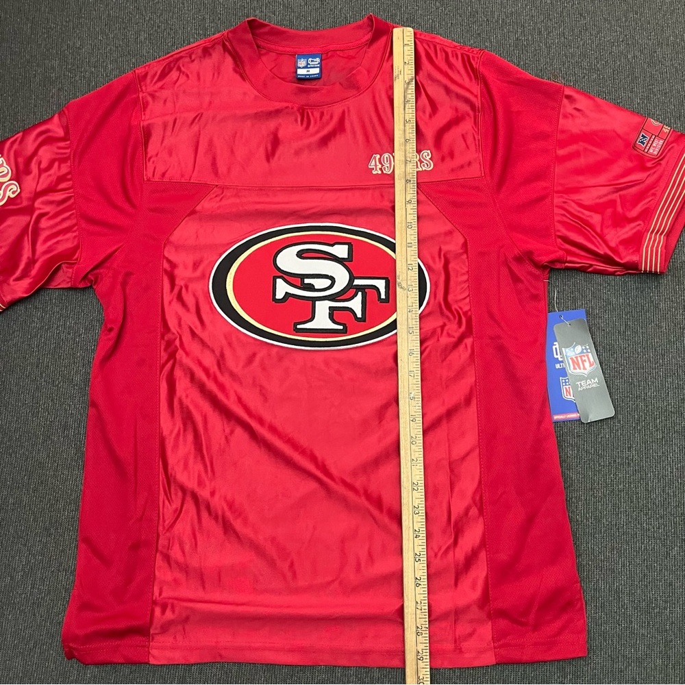 San Francisco 49ers (Menβs size Medium) NFL Team Apparel Jersey - Picture 3 of 5